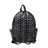 Black Quilted Tennis Racquet Backpack
