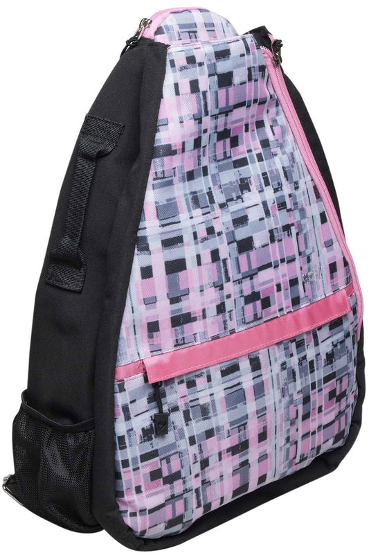 Pixel Plaid Tennis Backpack