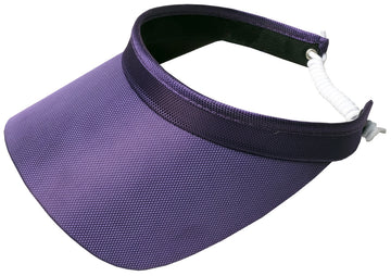 Purple Solid Coil Visor