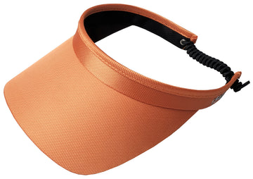 Orange Solid Coil Visor