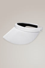 White Slide On Visor