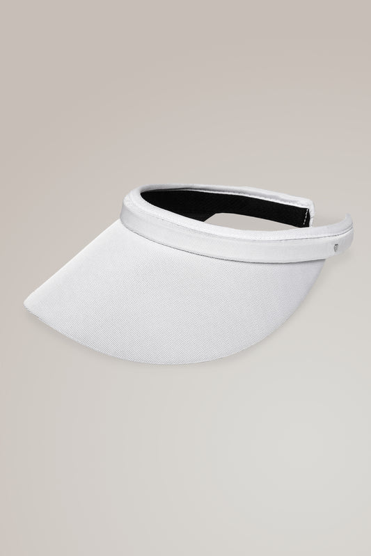 White Slide On Visor