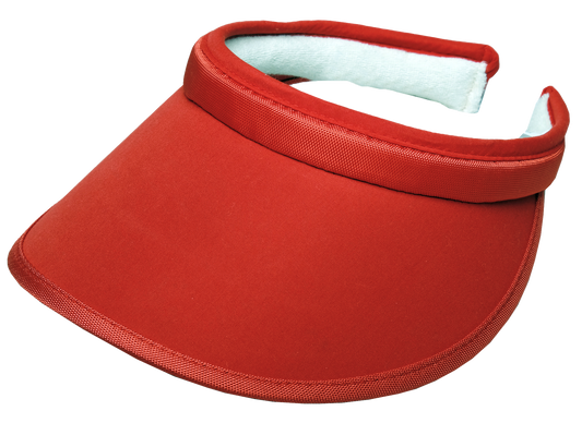 Red Slide On Visor