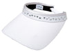 White Bling Visor