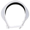 White Bling Coil Visor