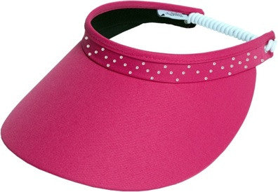 Pink Bling Coil Visor