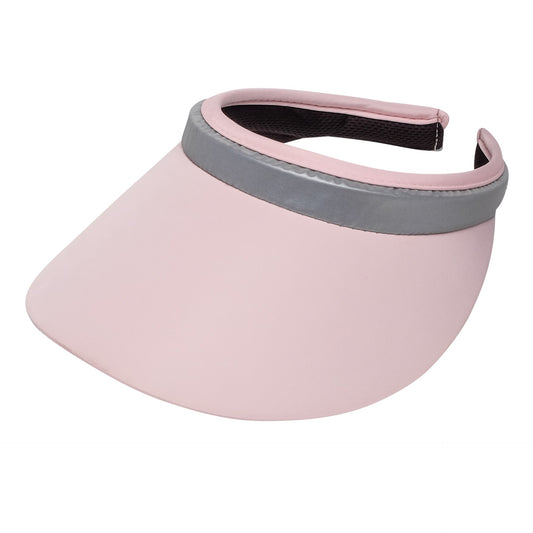 Fore Ever Pink Print And Solid Clip On Visors