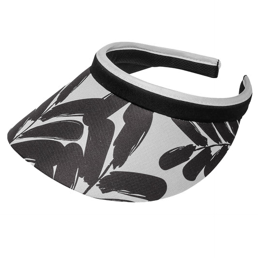 Albatross Print And Solid Clip On Visors