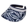 Island Breeze Print And Solid Clip On Visors