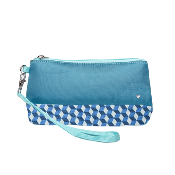 Retro Deluxe Wristlet with Removeable Strap
