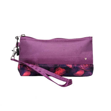 Butterfly Wings Wristlet with Removeable Strap