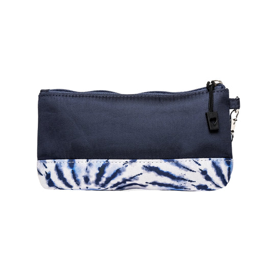 Shibori Wristlet with Removeable Strap