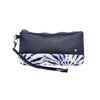 Shibori Wristlet with Removeable Strap