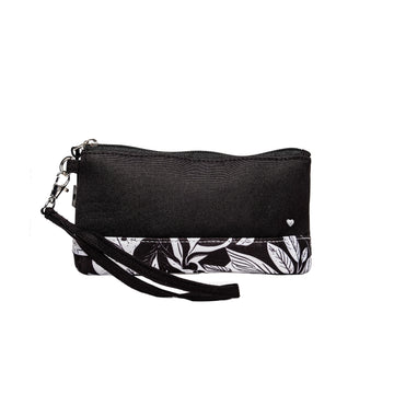 Black Forest Wristlet with Removeable Strap