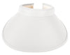 White April Wide Brim Clip Visor