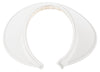 White April Wide Brim Clip Visor