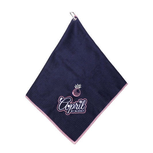 April by Glove It Navy Golf Towel